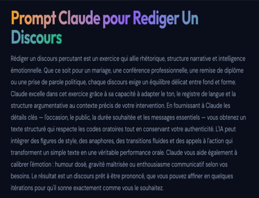 J’ai écrit mon discours avec l’IA !